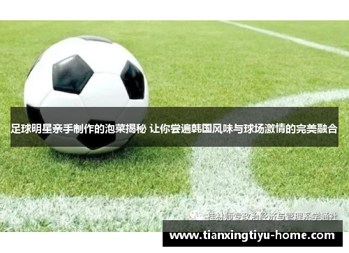 足球明星亲手制作的泡菜揭秘 让你尝遍韩国风味与球场激情的完美融合
