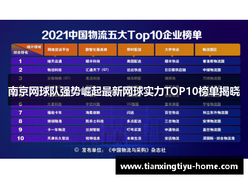 南京网球队强势崛起最新网球实力TOP10榜单揭晓